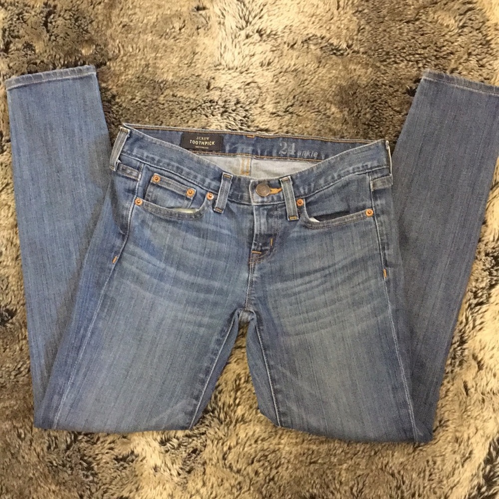 SALE Jcrew toothpick jeans size 24